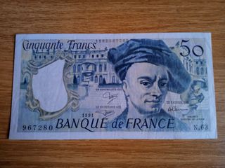 Billete Francia 1991- 50 Francos.