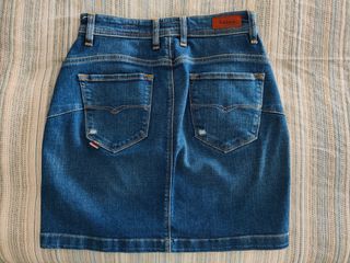Minifalda vaquera azul