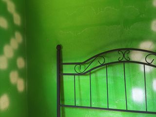 Cabecera cama metal negra