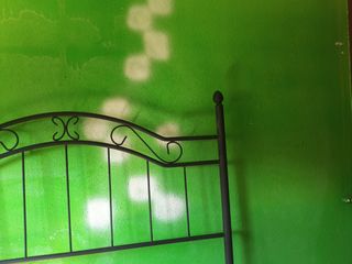 Cabecera cama metal negra