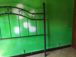 Cabecera cama metal negra