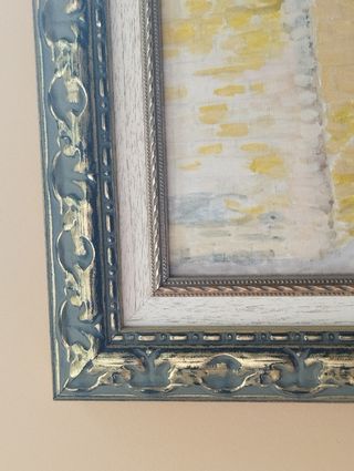 Cuadro pintado a mano - Paisaje urbano