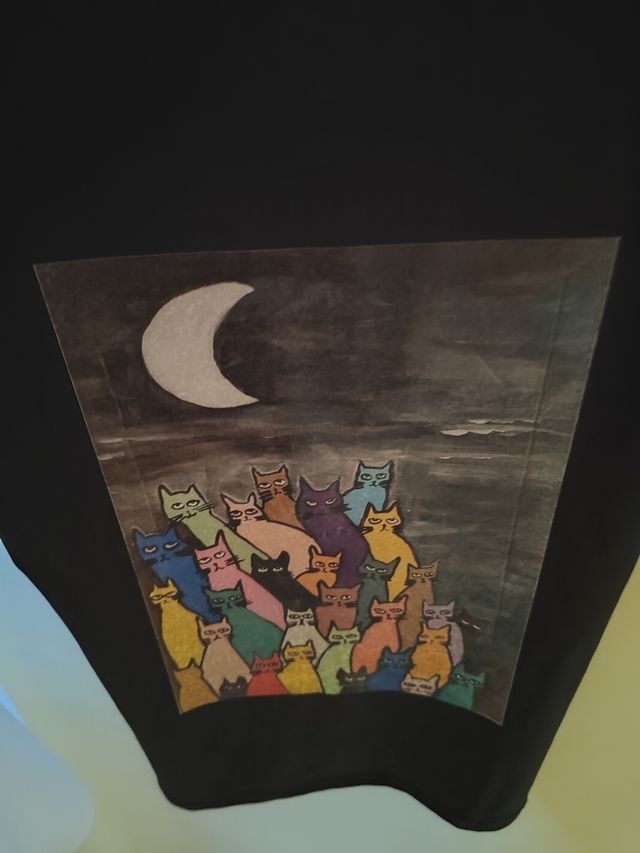 T-shirt con bretelle Cat