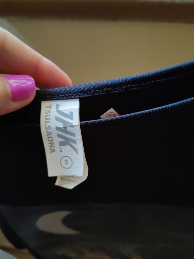 T-shirt con bretelle Cat