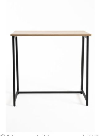 Escritorio plegable madera-metal