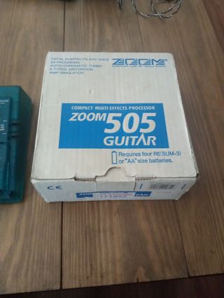Pedal guitarra multiefectos Zoom 505