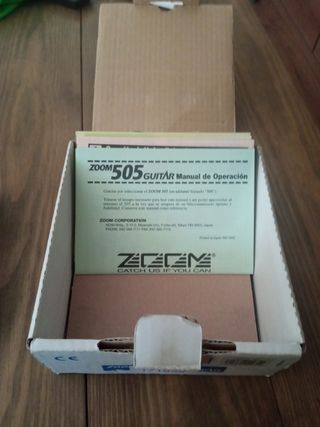Pedal guitarra multiefectos Zoom 505