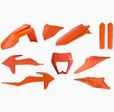 Kit plásticos KTM naranja Polisport