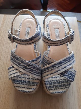Sandalias de cuña esparto 37 Primark