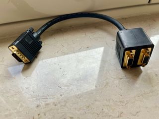 Adattatore VGA Maschio a 2 X VGA Femmina