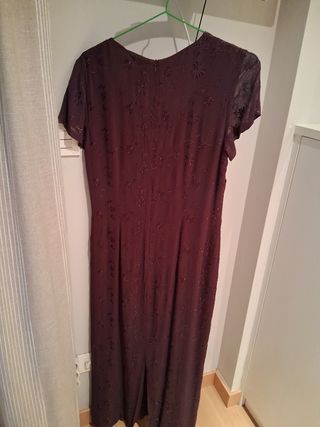 Vestido marrón elegante