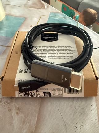 Cable Amazon Basics USB-C a HDMI 4K