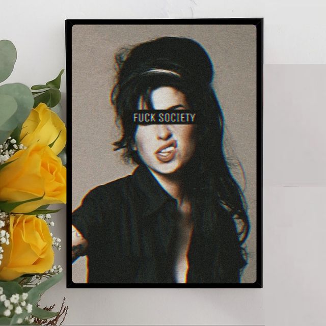 Pintura de Amy Winehouse 