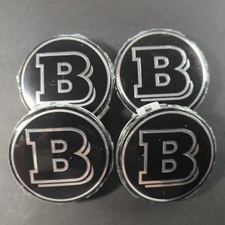 TAPABUJES MERCEDES BRABUS 75mm - EMBLEMAS BRABUS