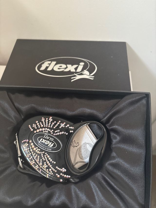 Flexi Correa para Perro Negra