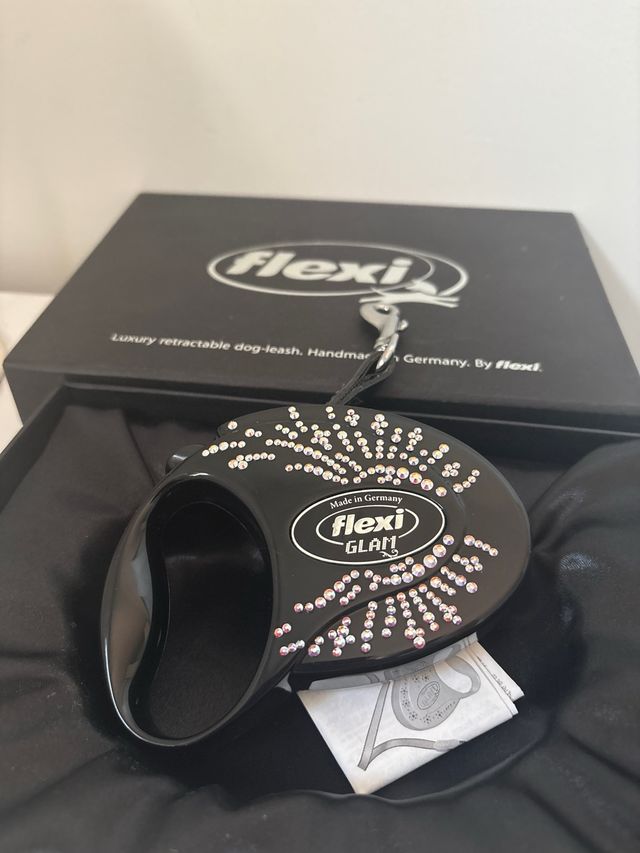 Flexi Correa para Perro Negra