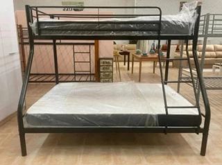 OFERTA - HERMOSA LITERA MATRIMONIAL CON COLCHONES