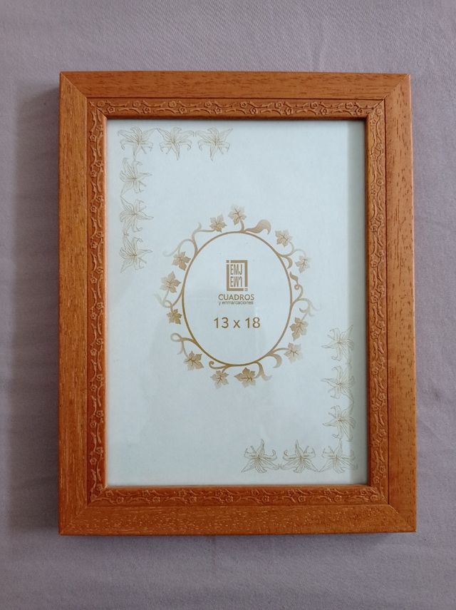 Marcos fotos de madera 9x13, 10x15, 13x18.