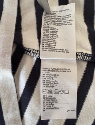 Maglia uomo H&M righe blu e bianche nuova