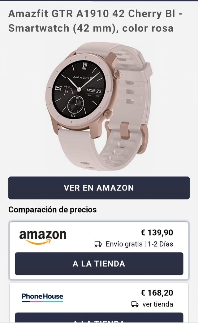 Amazfit GTR Beige/Rose Gold