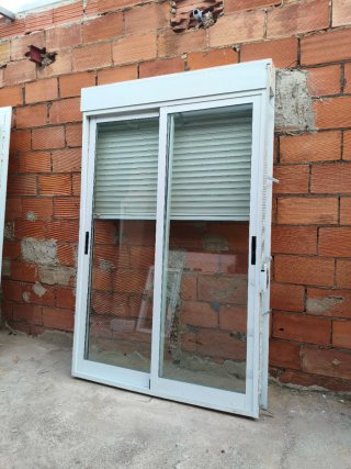3 balconeras de aluminio