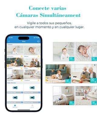 NUEVA Cámara Bebé con Oxímetro/Pulsómetro 400w