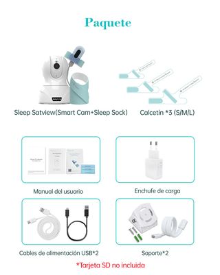 NUEVA Cámara Bebé con Oxímetro/Pulsómetro 400w