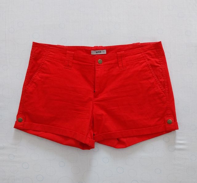 Pantalón corto/Short rojo mujer - Talla 40