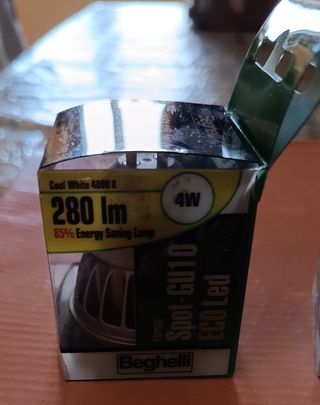2 Faretti Beghelli GU10 ECO LED 4W