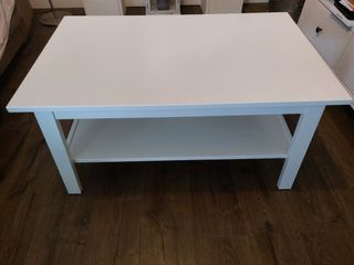 Mesa centro blanca - madera