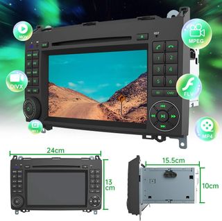 Radio 7 Pulgadas mercedes w639
tactil / bluetooth