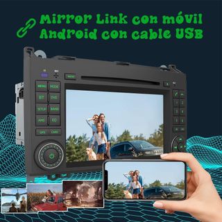 Radio 7 Pulgadas mercedes w639
tactil / bluetooth
