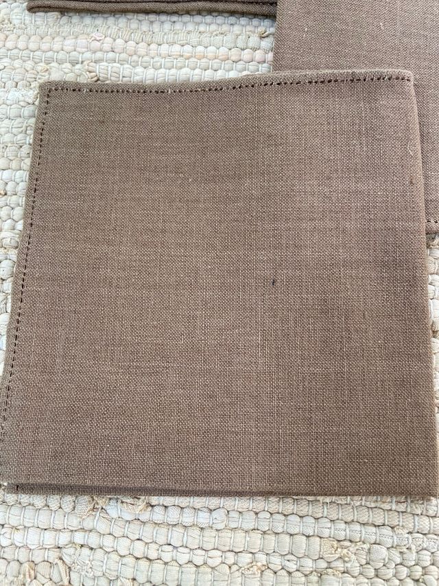4 Servilletas Vintage Algodón