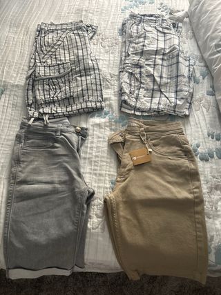 Shorts D. Moreno - Gris & Beige