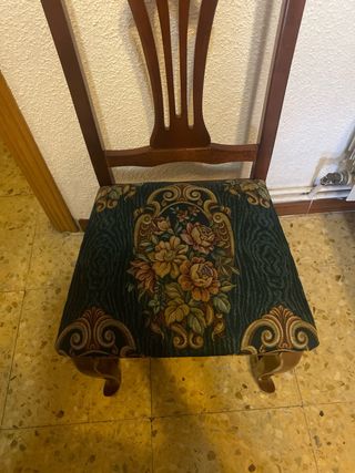 Mesa comedor 6 sillas madera