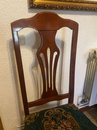 Mesa comedor 6 sillas madera