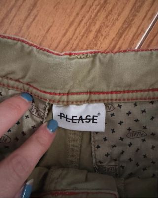 Shorts cargo verde militare bimbo