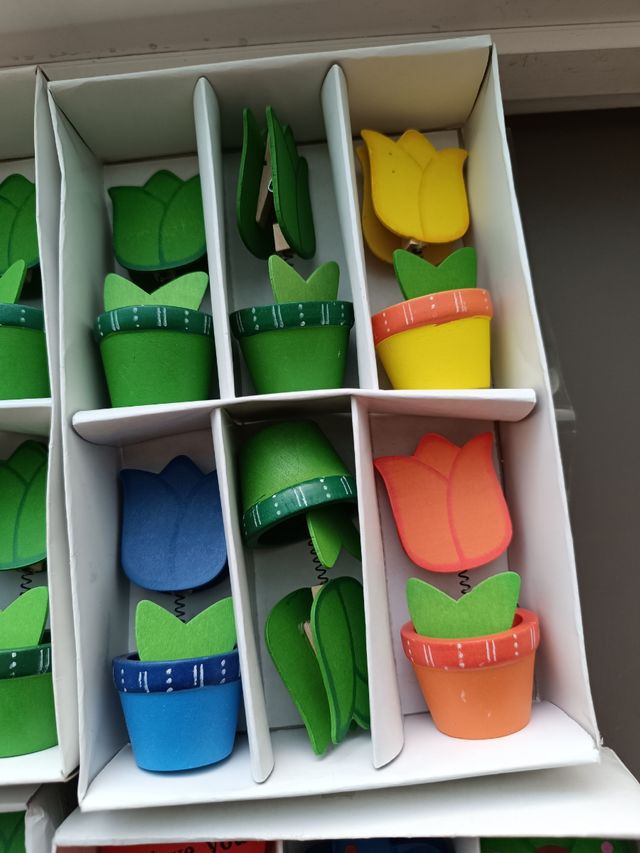 6 Mini Pinzas Decorativas