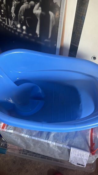 Bañera bebé azul