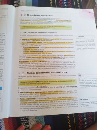 Economía 1.º Bachillerato