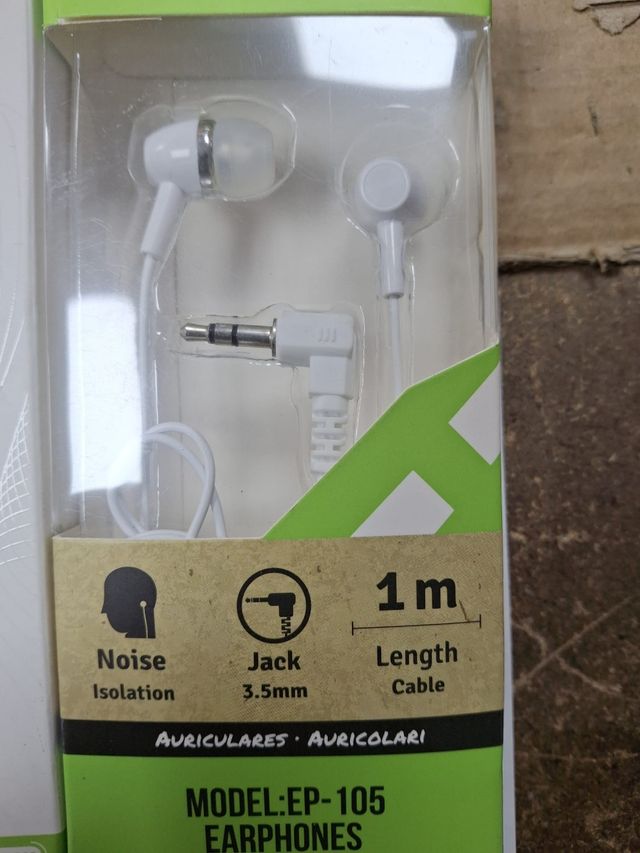 3 cuffie con jack Aome da 3,5 mm bianche