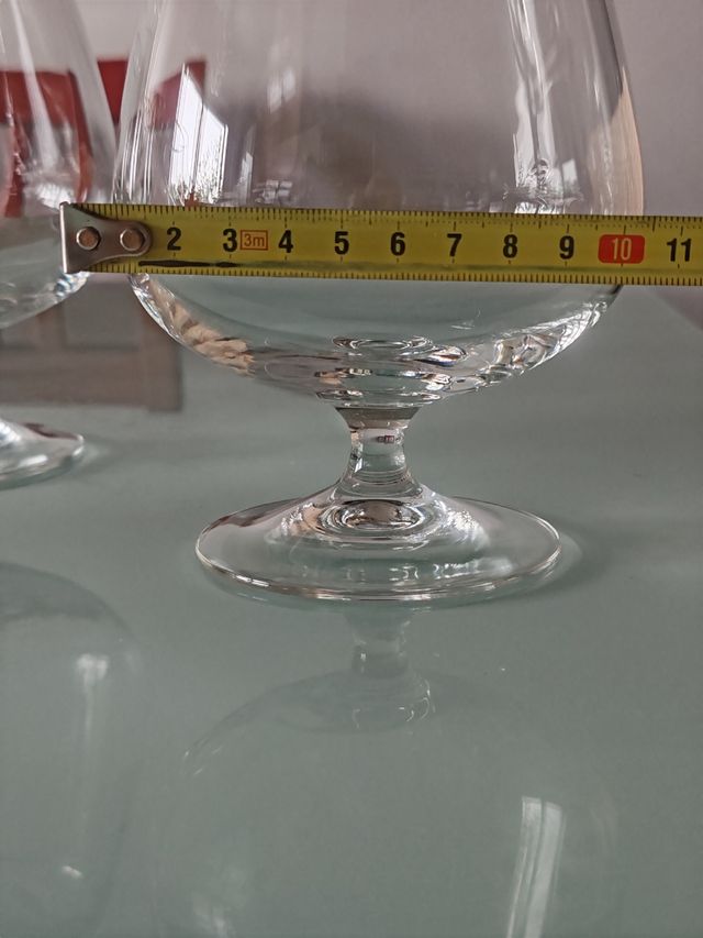 5 Copas balón de cristal