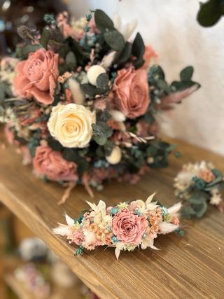 Ramo novia preservado