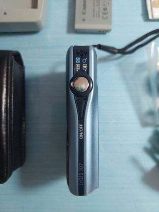 Canon IXUS 107 - Cámara digital azul