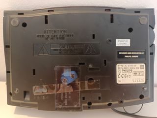 Radio despertador Philips vintage