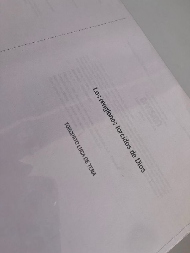 Libro Los renglones torcidos de Dios