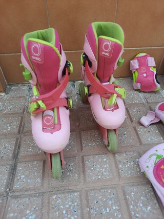 Patines niña + protecciones