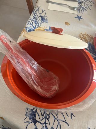 Ciotola Tupperware arancione Nuova