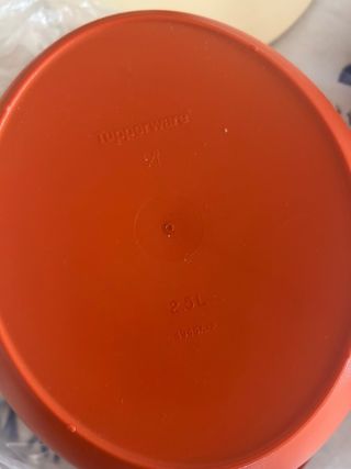 Ciotola Tupperware arancione Nuova