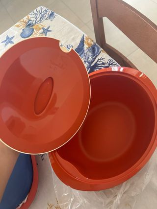 Ciotola Tupperware arancione Nuova